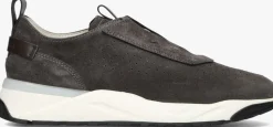 Heren SANTONI e lage sneakers sue unlined runner