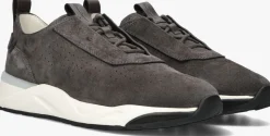 Heren SANTONI e lage sneakers sue unlined runner