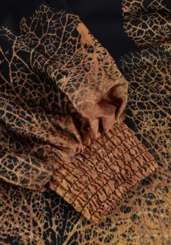 DAMES SUMMUM e blouses bow tie top border print