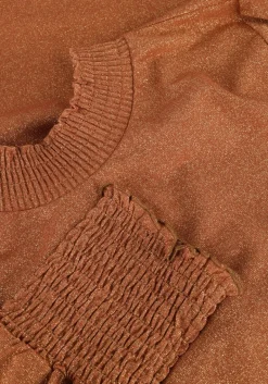 DAMES SUMMUM e top smocked top fine lurex jersey