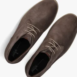 Heren VAN BOMMEL bruine veterschoenen sbm-50036 bora