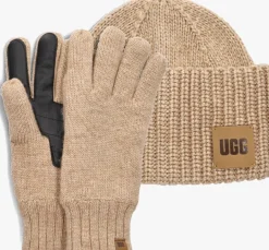 Heren UGG handschoenen knit beanie and glove set