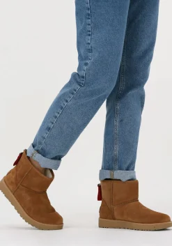 DAMES UGG vachtlaarzen w classic mini logo zip
