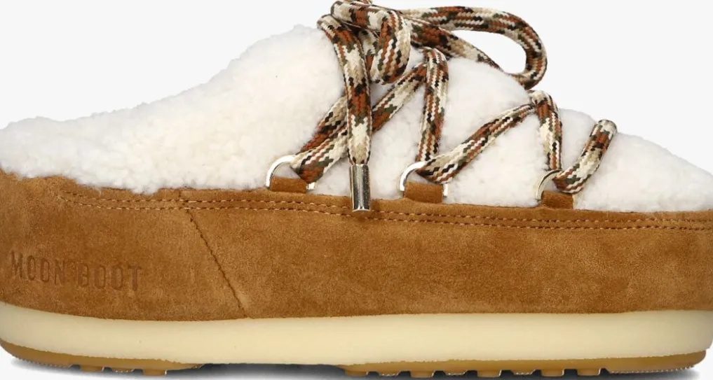 DAMES MOON BOOT vachtlaarzen mule shearling