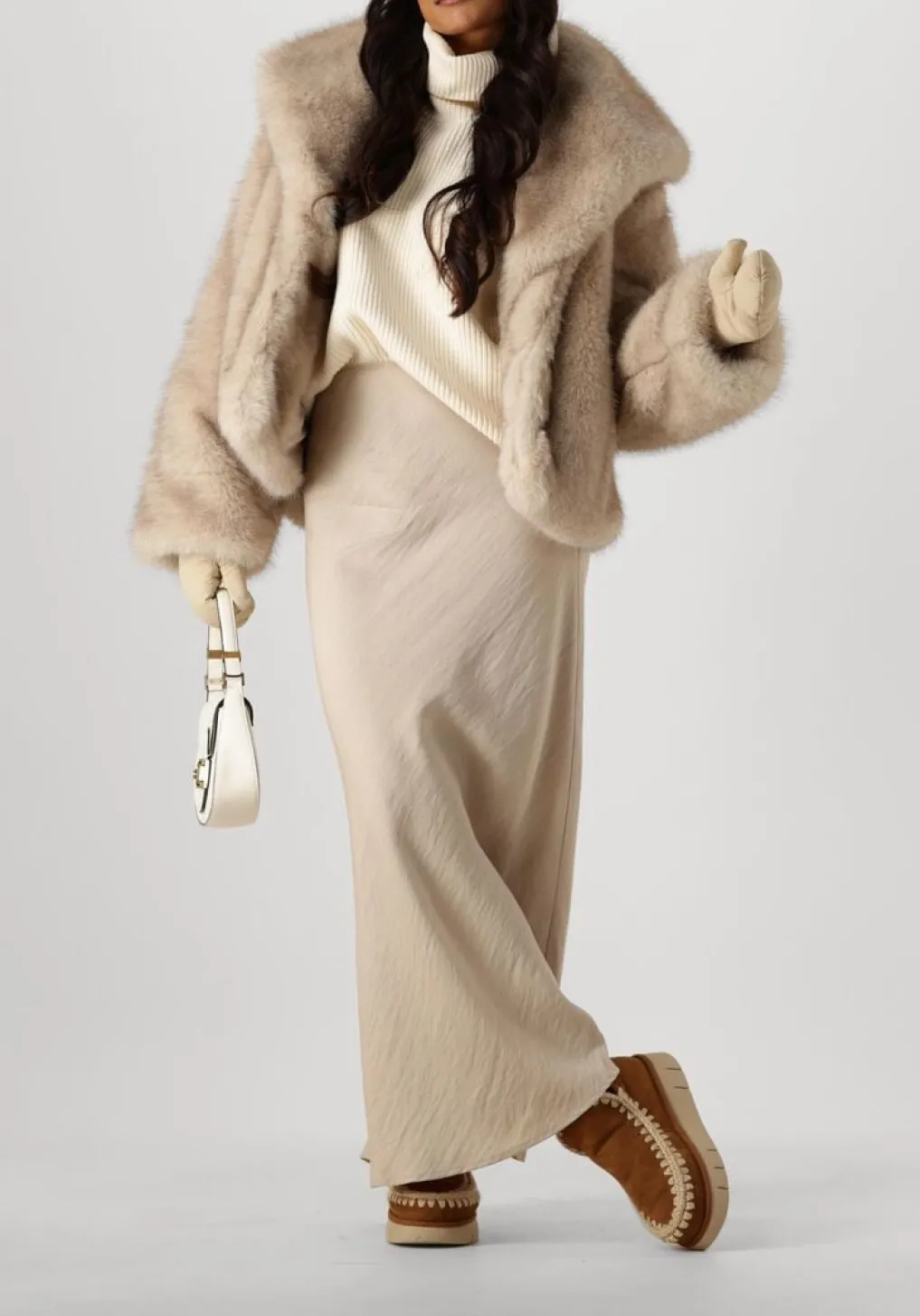 DAMES MOU vachtlaarzen eskimo bounce sneaker