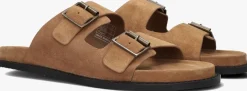 Heren STEFANO LAURAN slippers 2 gesp bio slipper 1