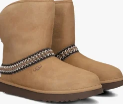 DAMES UGG vachtlaarzen classic short crescent