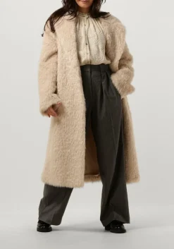 DAMES STAND STUDIO faux fur jas nicole coat