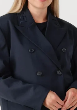 DAMES ALIX THE LABEL e blazer ladies woven double breasted blazer