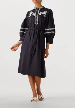 DAMES ANTIK BATIK e midi jurk dali dress