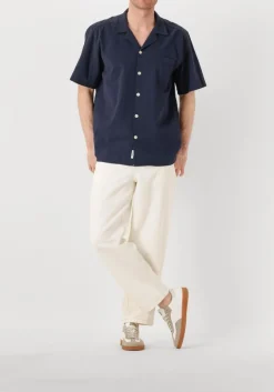 Heren FORÉT e forét casual overhemd hush seersucker ss shirt