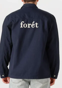 Heren FORÉT e forét overshirts rowan logo overshirt