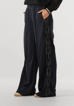 DAMES HAUTE L'AMITIÉ e haute l'amitié wijde broek logo tape track tall pant