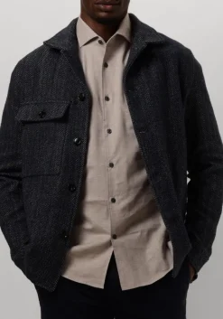 Heren PROFUOMO e overshirt overshirt twill n