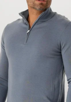 Heren PROFUOMO e trui pullover half zip merino