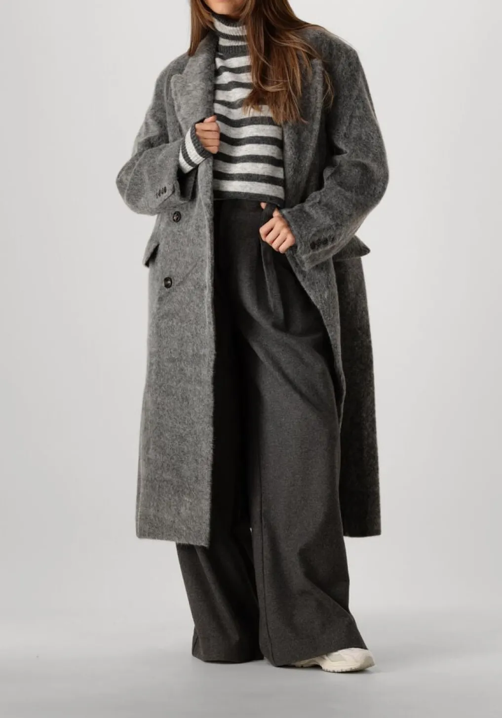 DAMES AIMEE THE LABEL donkergrijze broeken mayumia