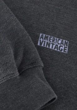Heren AMERICAN VINTAGE donkergrijze trui doven h