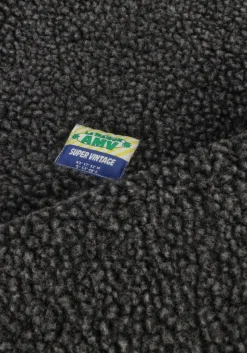 Heren AMERICAN VINTAGE donkergrijze vest hoktown zip