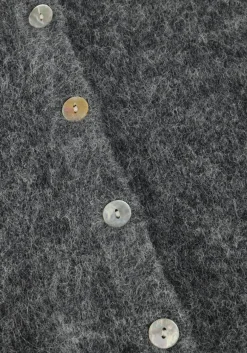 DAMES AMERICAN VINTAGE donkergrijze vest vitow cardigan