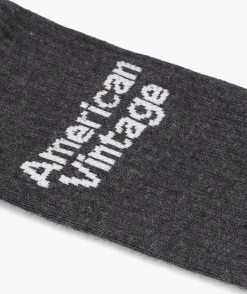 Heren AMERICAN VINTAGE donkergrijze sokken clypsun m