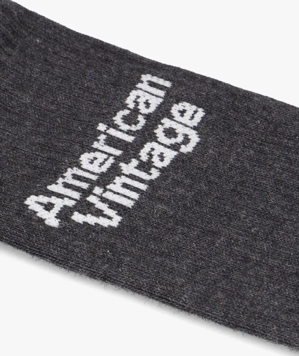Heren AMERICAN VINTAGE donkergrijze sokken clypsun m