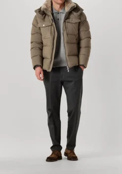 Heren BERWICH donkergrijze pantalon morello elax