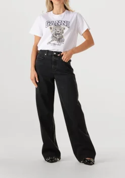 DAMES CLOSED donkergrijze wide jeans nikka