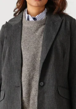 DAMES CO'COUTURE donkergrijze blazer susie blazer