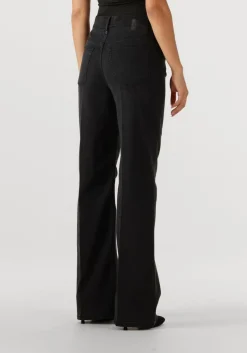 DAMES DRYKORN donkergrijze bootcut jeans retain