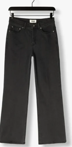 DAMES DRYKORN donkergrijze bootcut jeans retain