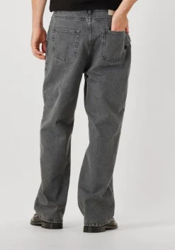 Heren FILLING PIECES donkergrijze straight leg jeans denim pants washed