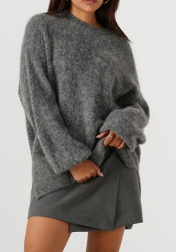 DAMES GESTUZ donkergrijze trui gzsasi pullover