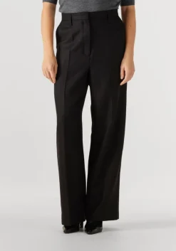 DAMES HERSKIND donkergrijze wijde broek powel wool pants