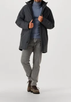Heren KRAKATAU donkergrijze parka's 125200008