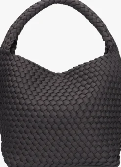 DAMES MARREA donkergrijze schoudertas bucket