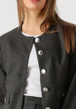 DAMES SECOND FEMALE donkergrijze blazer wake tailored jacket