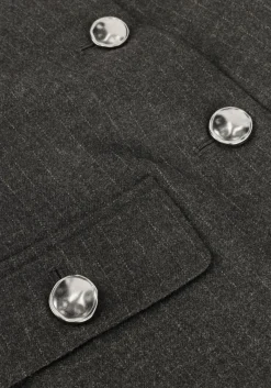DAMES SECOND FEMALE donkergrijze blazer wake tailored jacket