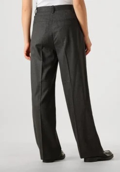 DAMES SECOND FEMALE donkergrijze pantalon wake trousers