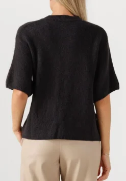 DAMES SECOND FEMALE donkergrijze trui wanda knit o-neck