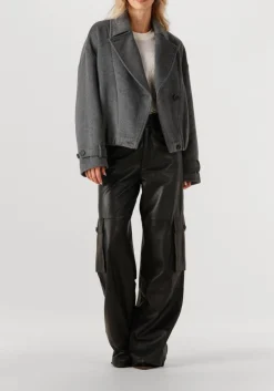 DAMES STUDIO AR donkergrijze jack silas