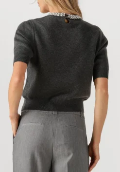 DAMES SUNCOO donkergrijze trui pearl