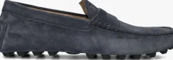 Heren TOD'S donkergrijze instappers mocassino gommino macro 52k