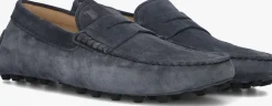 Heren TOD'S donkergrijze instappers mocassino gommino macro 52k