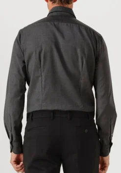 Heren XACUS donkergrijze klassiek overhemd 11220 mop721ml