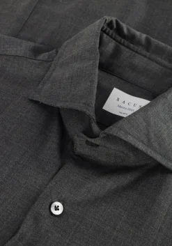 Heren XACUS donkergrijze klassiek overhemd 11220 mop721ml