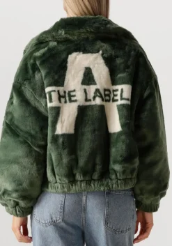 DAMES ALIX THE LABEL e faux fur jas faux fur coat