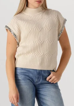 DAMES DANTE6 trui meloe sleeveless chain sweater
