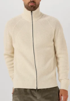 Heren FORÉT forét trui delta wool zip knit