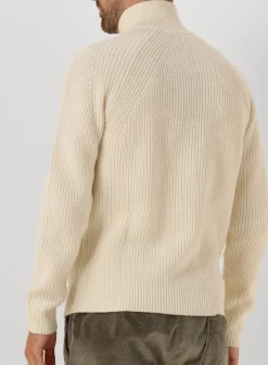 Heren FORÉT forét trui delta wool zip knit