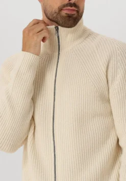 Heren FORÉT forét trui delta wool zip knit